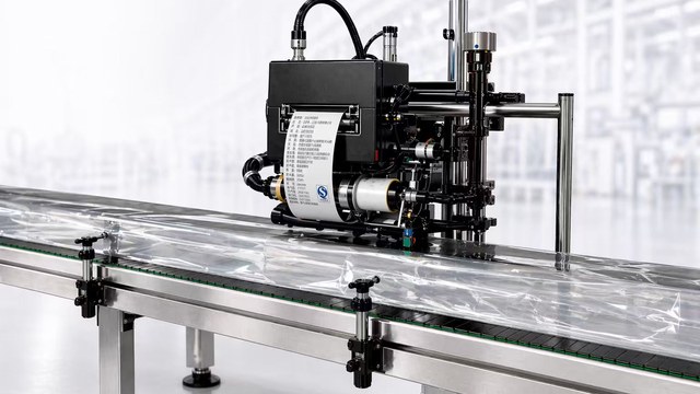 全自动贴标流程