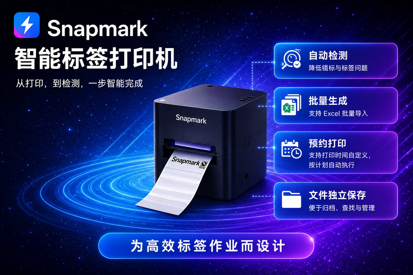 Snapmark 智能标签打印机